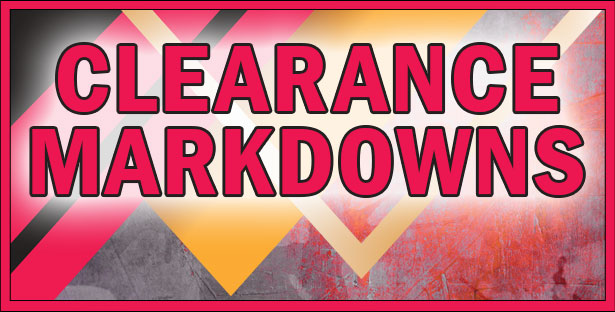 Clearance Markdowns - you’ll find Clearance Items and Price Markdowns all throughout our stores – Furniture, Lighting, Home Décor, Domestics. Here’s just a few select items we want to give a little special attention...
